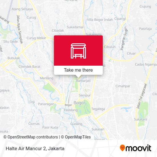Halte Air Mancur 2 map