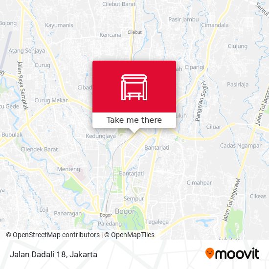 Jalan Dadali 18 map