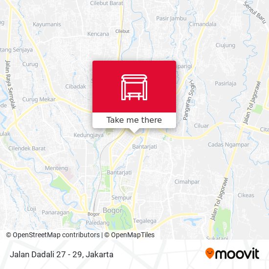 Jalan Dadali 27 - 29 map