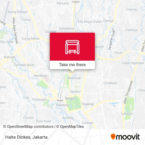 Halte Dinkes map