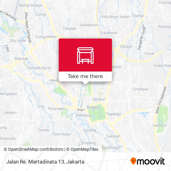 Jalan Re. Martadinata 13 map