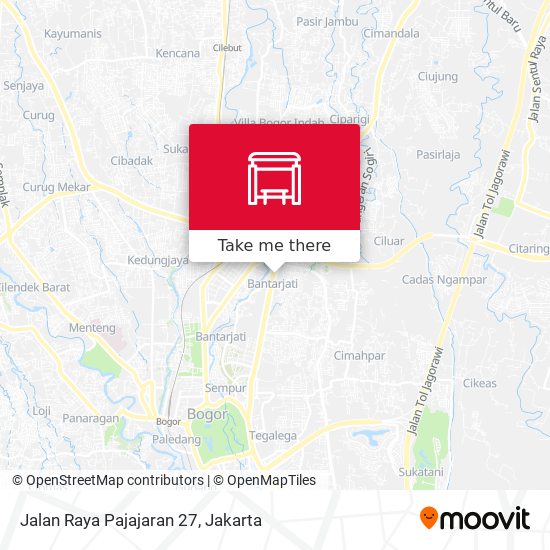 Jalan Raya Pajajaran 27 map