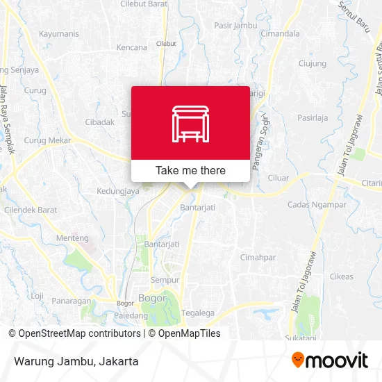 Warung Jambu map