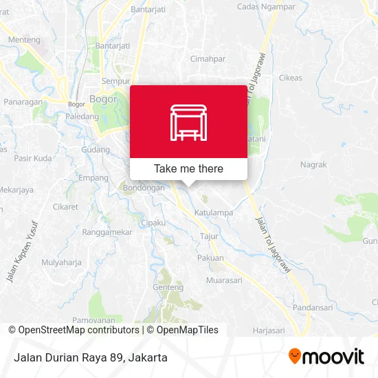 Jalan Durian Raya 89 map