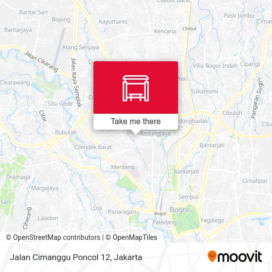 Jalan Cimanggu Poncol 12 map