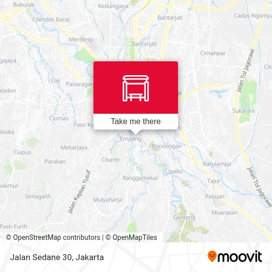 Jalan Sedane 30 map