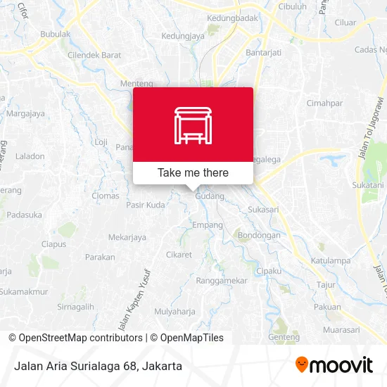 Jalan Aria Surialaga 68 map