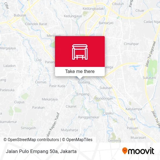 Jalan Pulo Empang 50a map