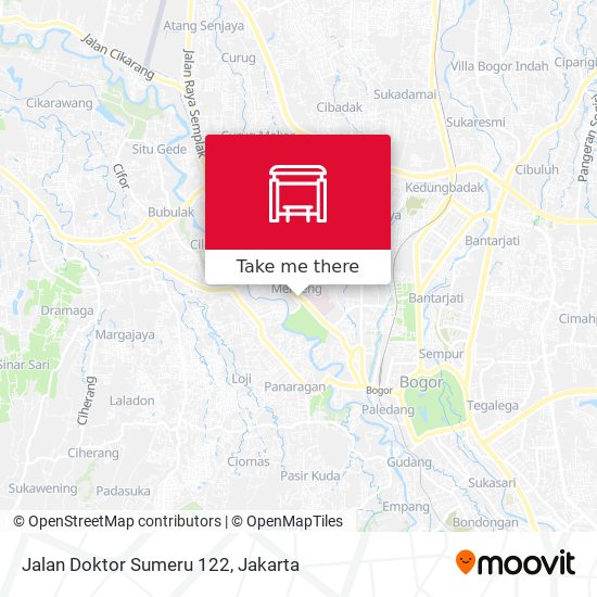 Jalan Doktor Sumeru 122 map