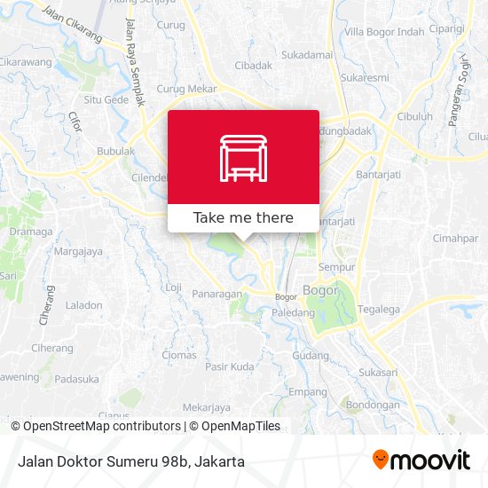 Jalan Doktor Sumeru 98b map