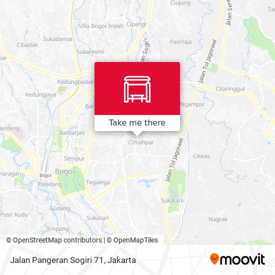 Jalan Pangeran Sogiri 71 map