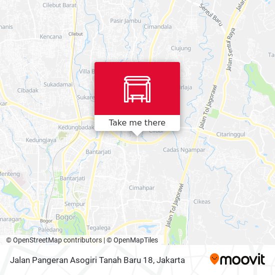 Jalan Pangeran Asogiri Tanah Baru 18 map