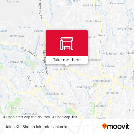 Jalan Kh. Sholeh Iskandar map