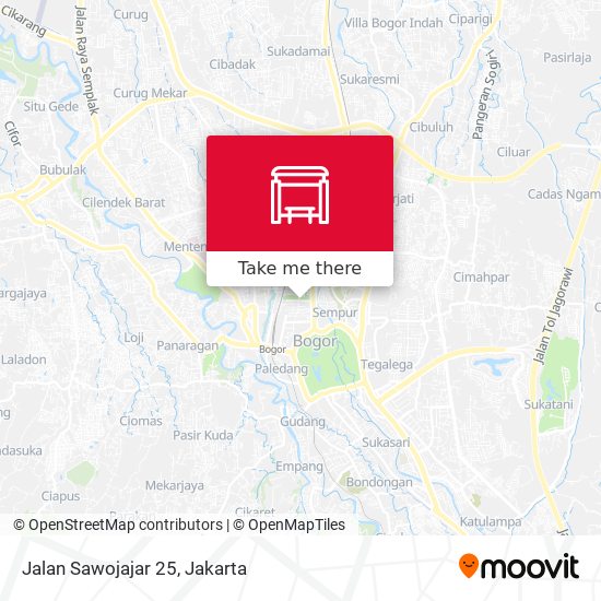 Jalan Sawojajar 25 map