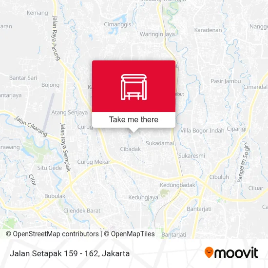Jalan Setapak 159 - 162 map