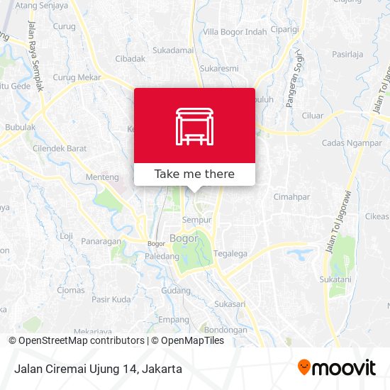 Jalan Ciremai Ujung 14 map