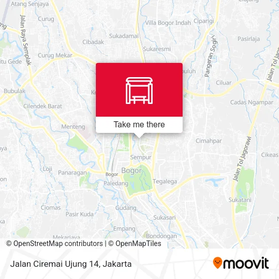Jalan Ciremai Ujung 14 map