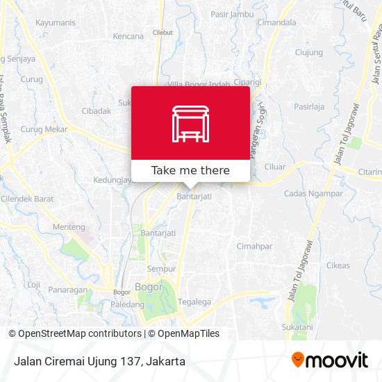 Jalan Ciremai Ujung 137 map