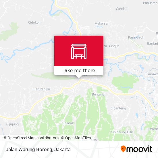 Jalan Warung Borong map