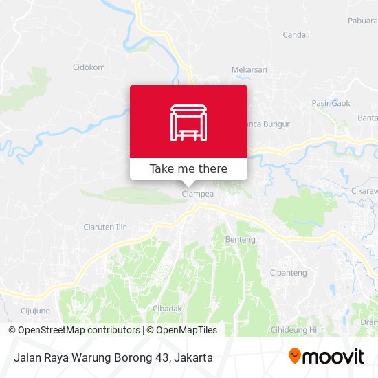 Jalan Raya Warung Borong 43 map