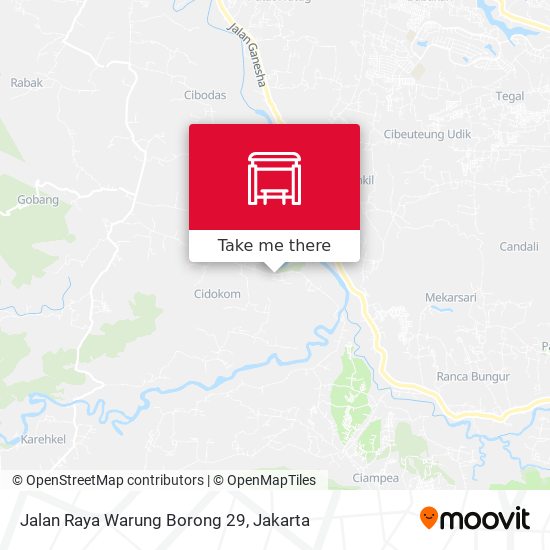 Jalan Raya Warung Borong 29 map