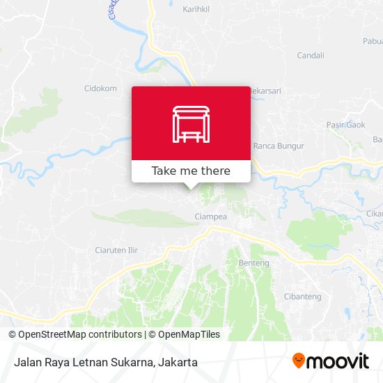 Jalan Raya Letnan Sukarna map