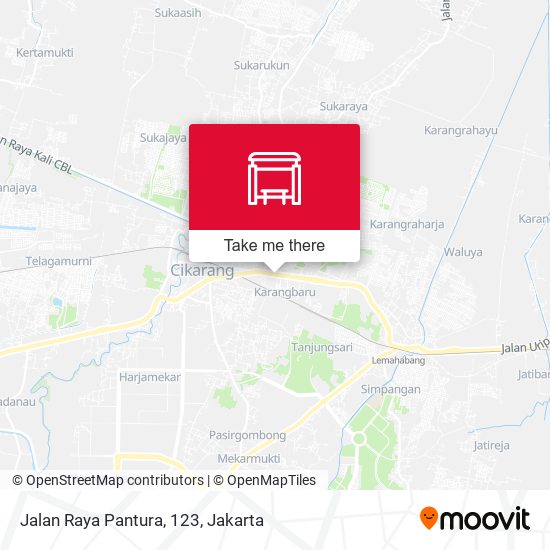 Jalan Raya Pantura, 123 map