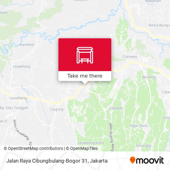 Jalan Raya Cibungbulang-Bogor 31 map