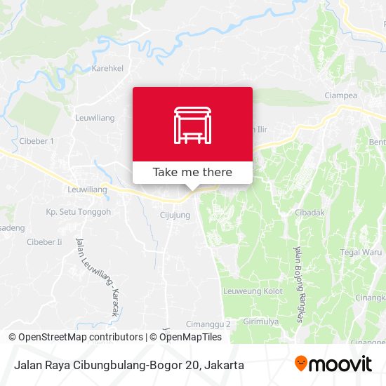 Jalan Raya Cibungbulang-Bogor 20 map