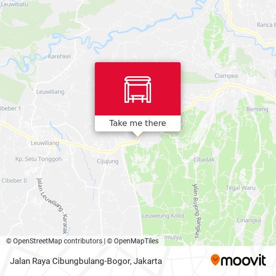 Jalan Raya Cibungbulang-Bogor map