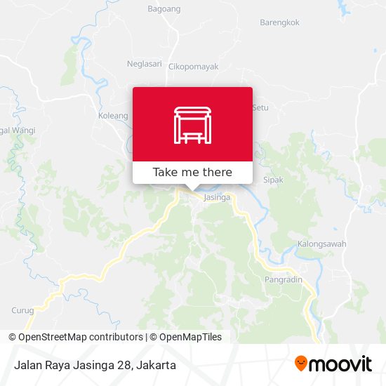 Jalan Raya Jasinga 28 map