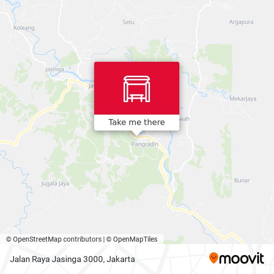 Jalan Raya Jasinga 3000 map