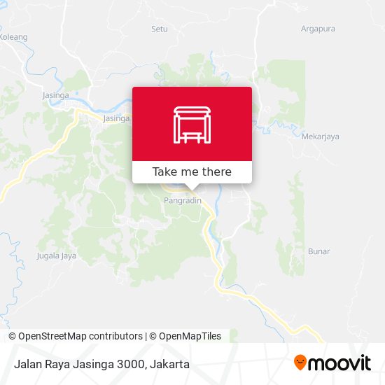 Jalan Raya Jasinga 3000 map