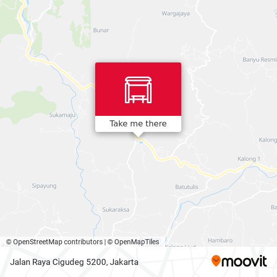 Jalan Raya Cigudeg 5200 map