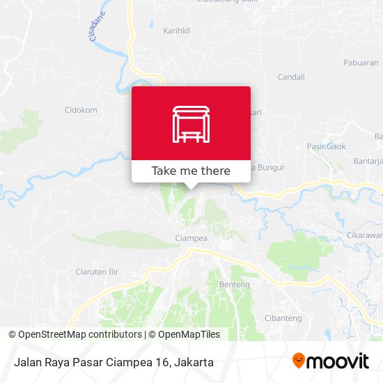 Jalan Raya Pasar Ciampea 16 map