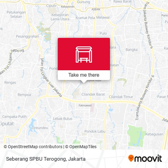 Seberang SPBU Terogong map