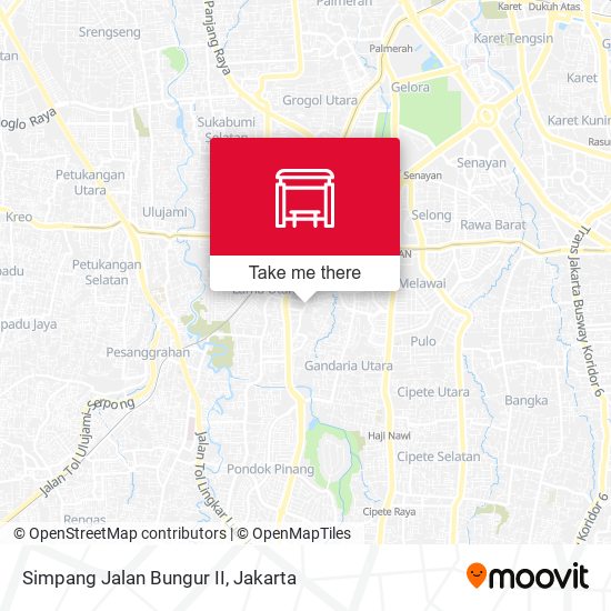 Simpang Jalan Bungur II map