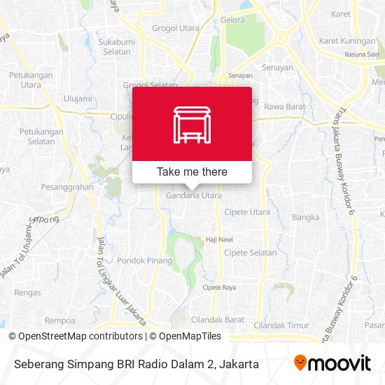 Seberang Simpang BRI Radio Dalam 2 map