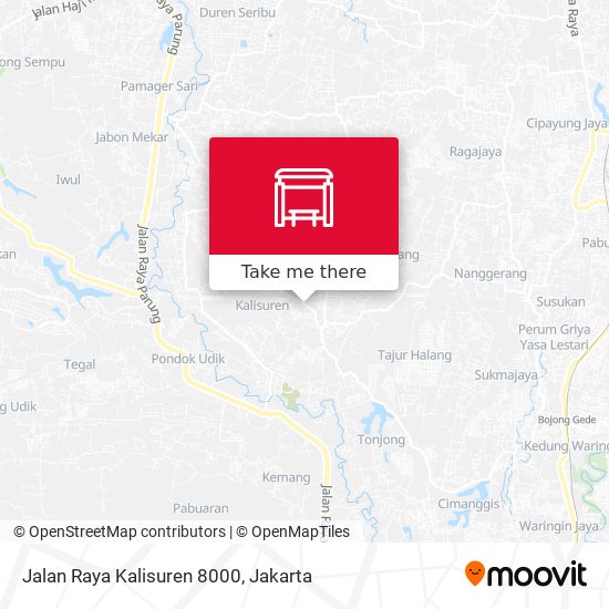 Jalan Raya Kalisuren 8000 map