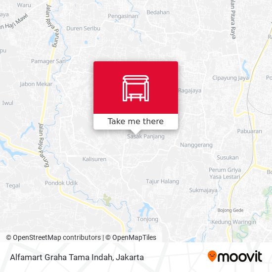Alfamart Graha Tama Indah map