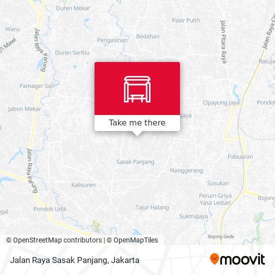 Jalan Raya Sasak Panjang map