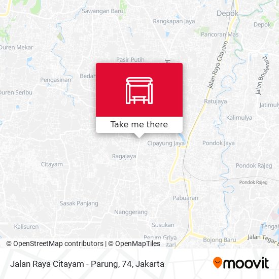 Jalan Raya Citayam - Parung, 74 map