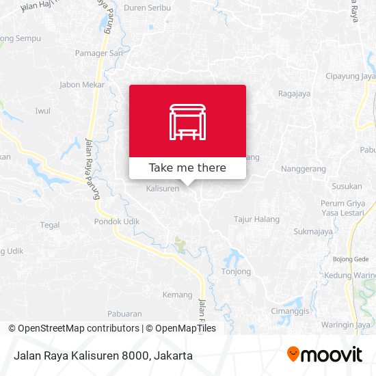 Jalan Raya Kalisuren 8000 map