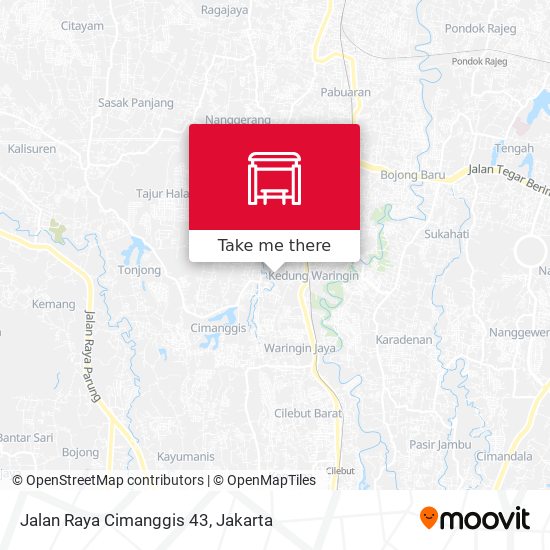 Jalan Raya Cimanggis 43 map