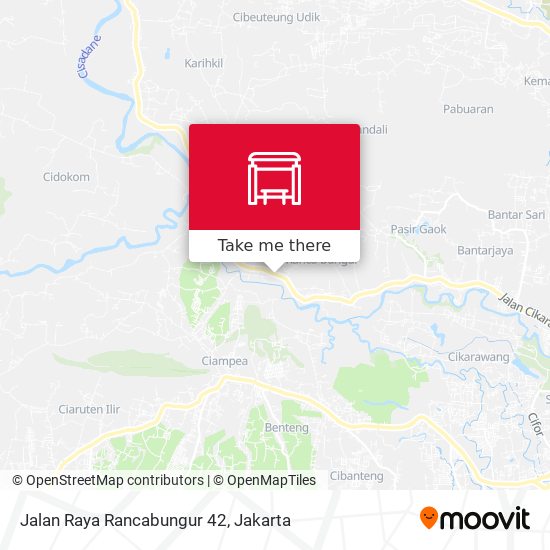 Jalan Raya Rancabungur 42 map