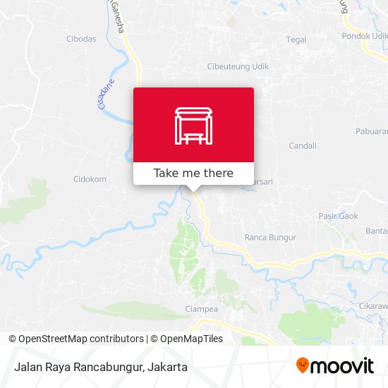 Jalan Raya Rancabungur map