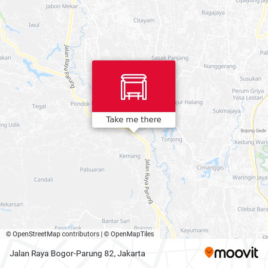 Jalan Raya Bogor-Parung 82 map