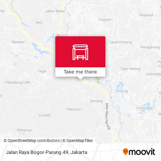 Jalan Raya Bogor-Parung 49 map