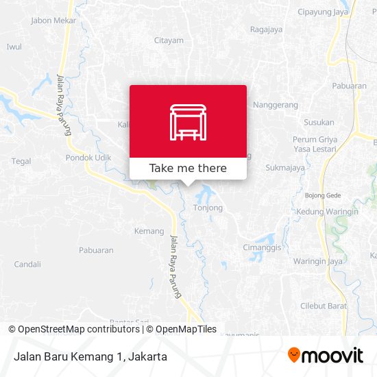 Jalan Baru Kemang 1 map