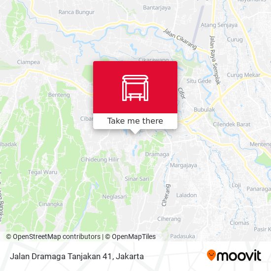 Jalan Dramaga Tanjakan 41 map